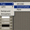Select Ground Surface in Material room